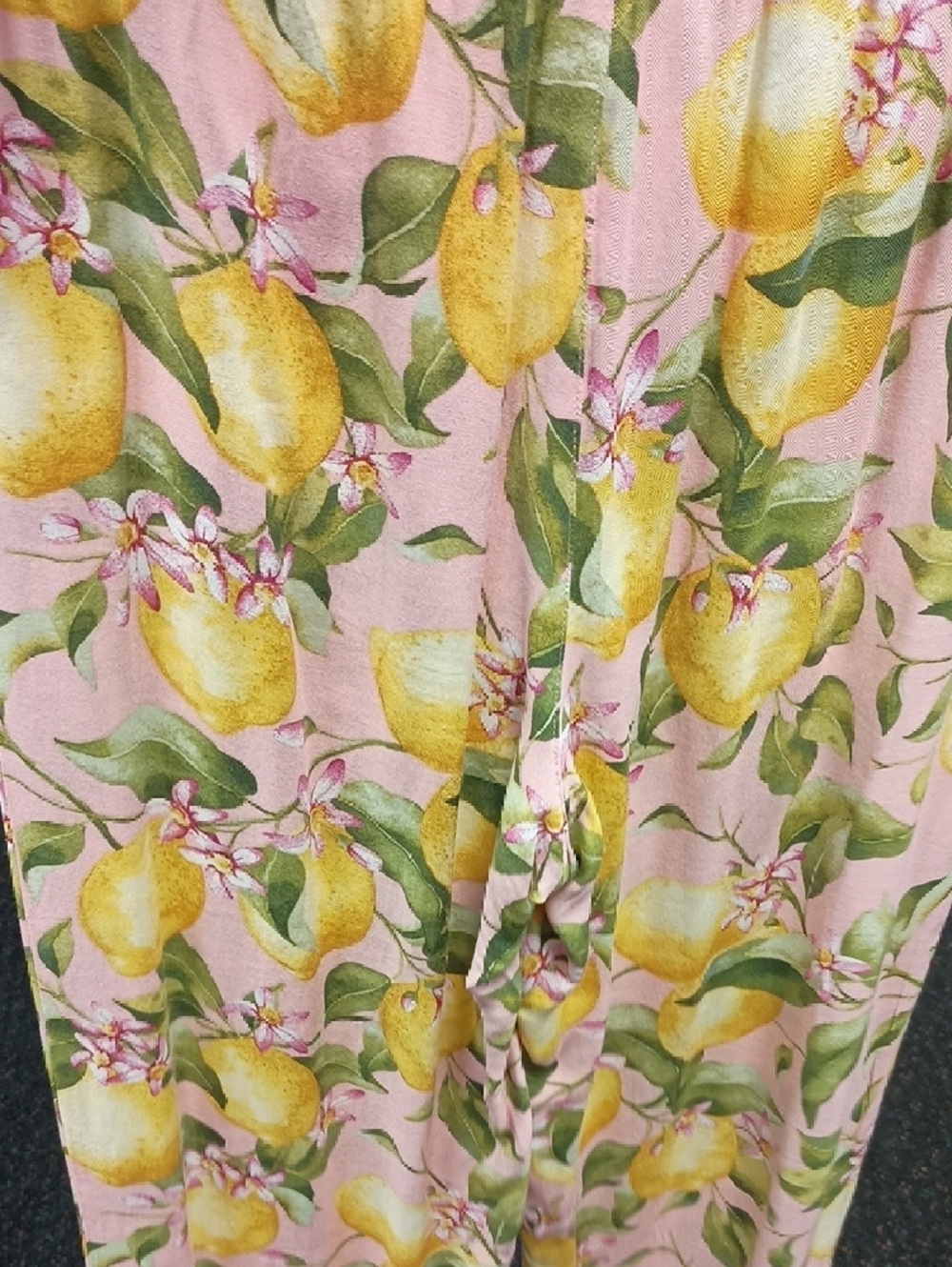 PJ Salvage Pink Lemon-Print Pajama Pants - Picture 2 of 2
